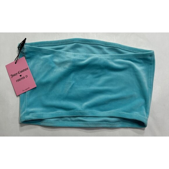 Juicy Couture x Forever 21 Tube Top in Blue - Picture 2 of 3